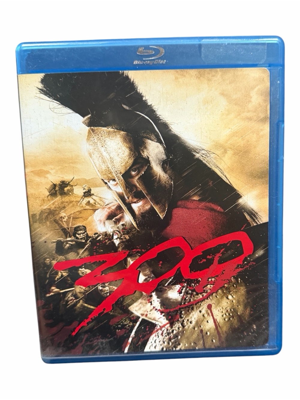 Warner Bros. Blu-ray: 300 — Blue Case with Red Title Art